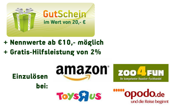 Shop plus plus Geschenk-GutSchein